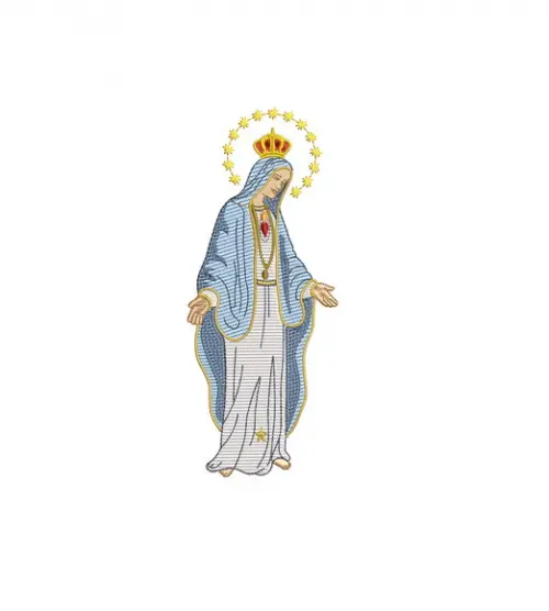 Matriz de Bordado Nossa Senhora de Fatima 09