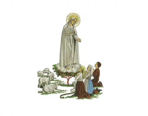 Matriz de Bordado Nossa Senhora de Fatima 07