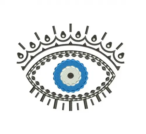 Matriz de Bordado Olho Grego 05