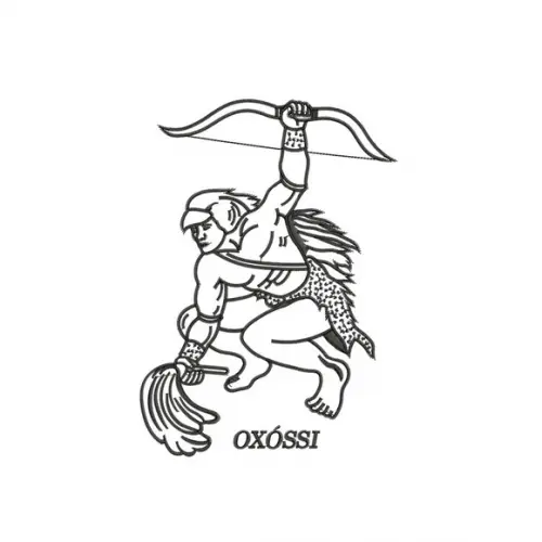Matriz de Bordado Orixá Oxóssi