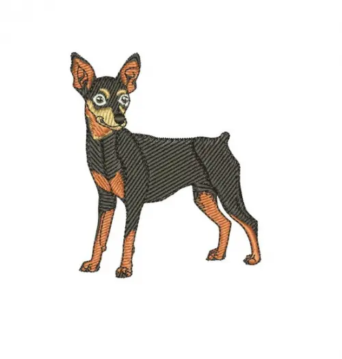 Matriz de Bordado Pinscher