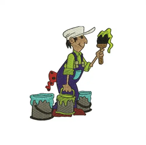 Matriz de Bordado Pintor