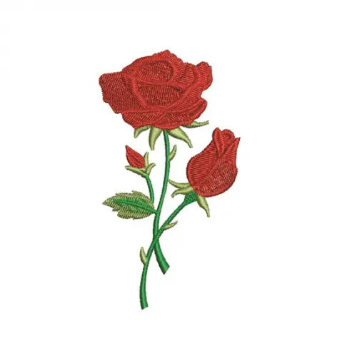 Matriz de Bordado Rosa 02
