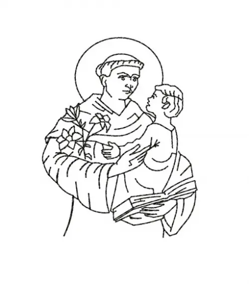 Matriz De Bordado Santo Antônio 02