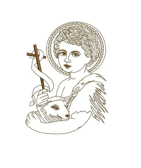 Matriz de Bordado São João Batista 01
