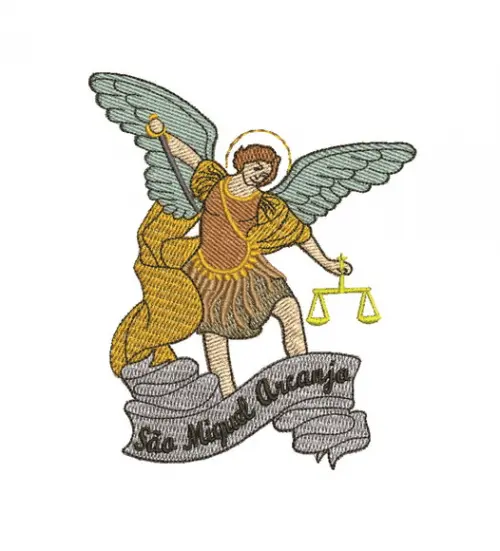 Matriz de bordado São Miguel Arcanjo 03