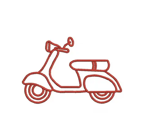 Matriz de Bordado Scooter