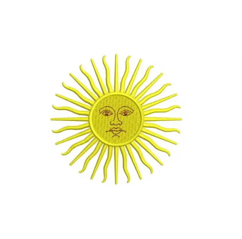Matriz de Bordado Sol de Maio 02