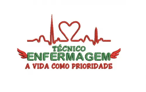 Matriz de Bordado Técnico em Enfermagem 02