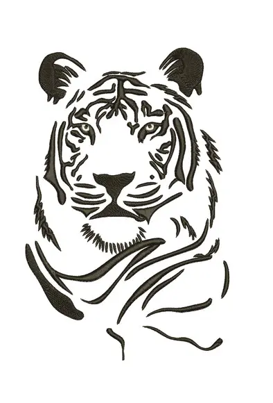 Matriz de Bordado Tigre 01