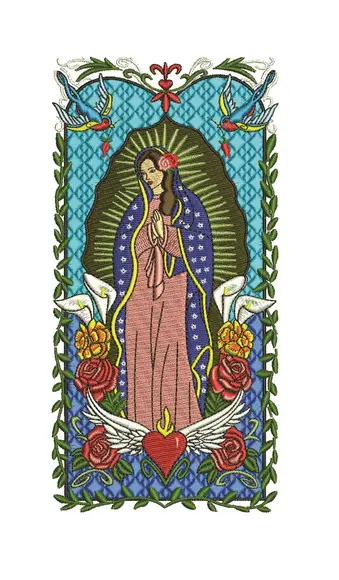 Matriz de Bordado Virgem de Guadalupe 03