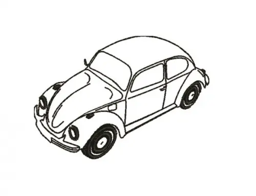 Matriz de Bordado Vw Fusca 03