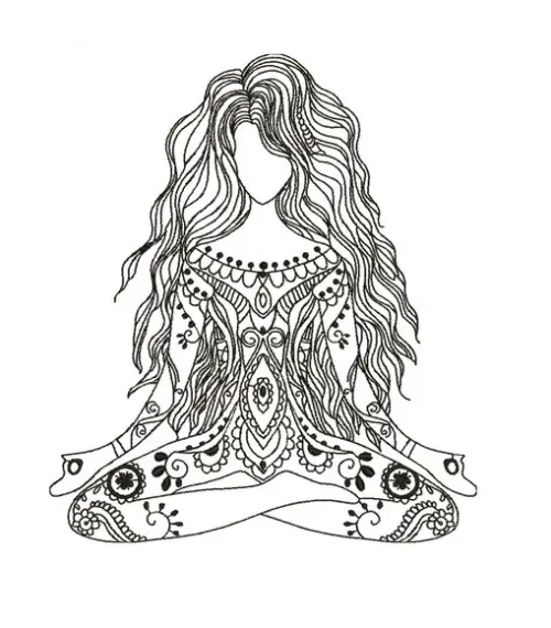 Matriz de Bordado Yoga 06
