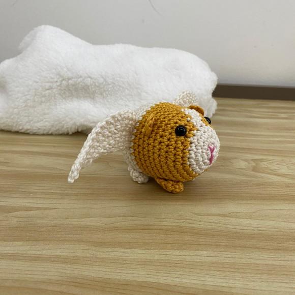 Porquinho da Índia com Asinhas amigurumi de crochê personalizad