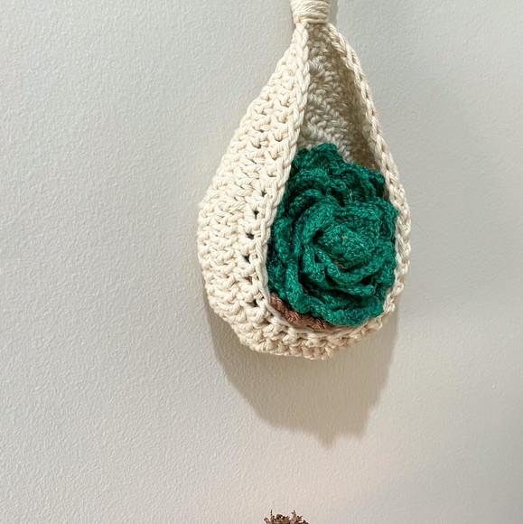 Porta Copos de Crochê Suculentas presente artesanal