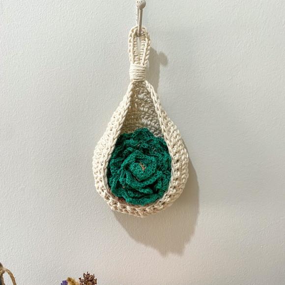 Porta Copos de Crochê Suculentas presente artesanal