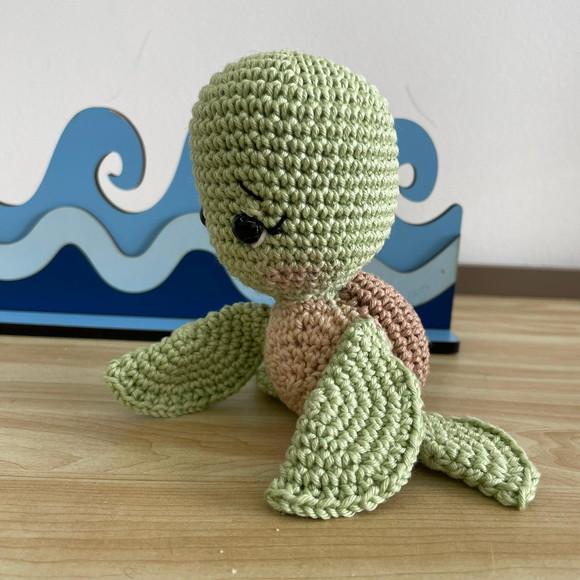 Tartaruga amigurumi de Crochê presente artesanal para crianças
