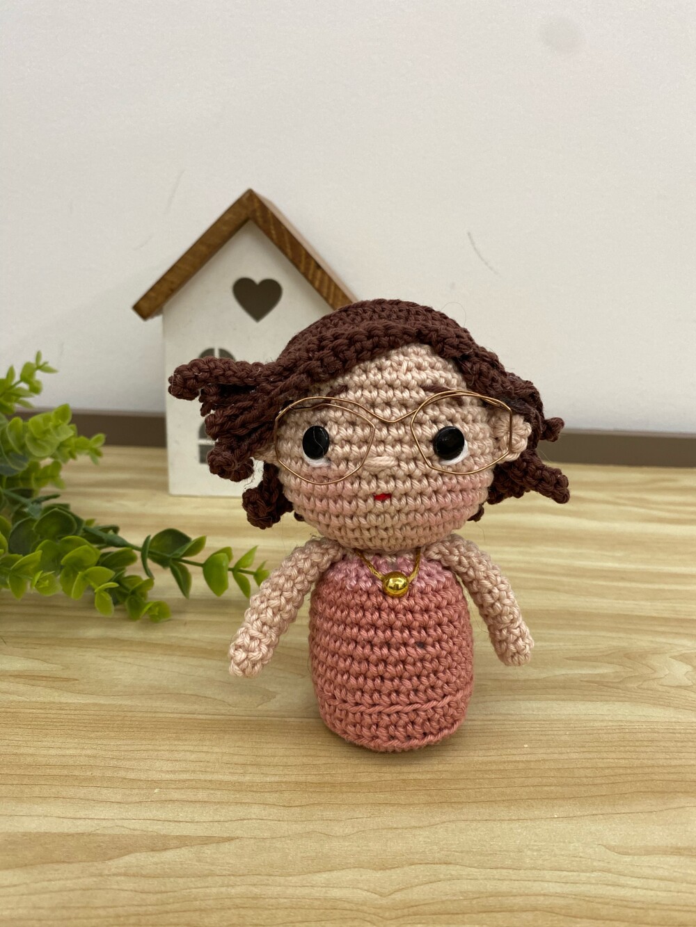 Boneco amigurumi de crochê personalizado