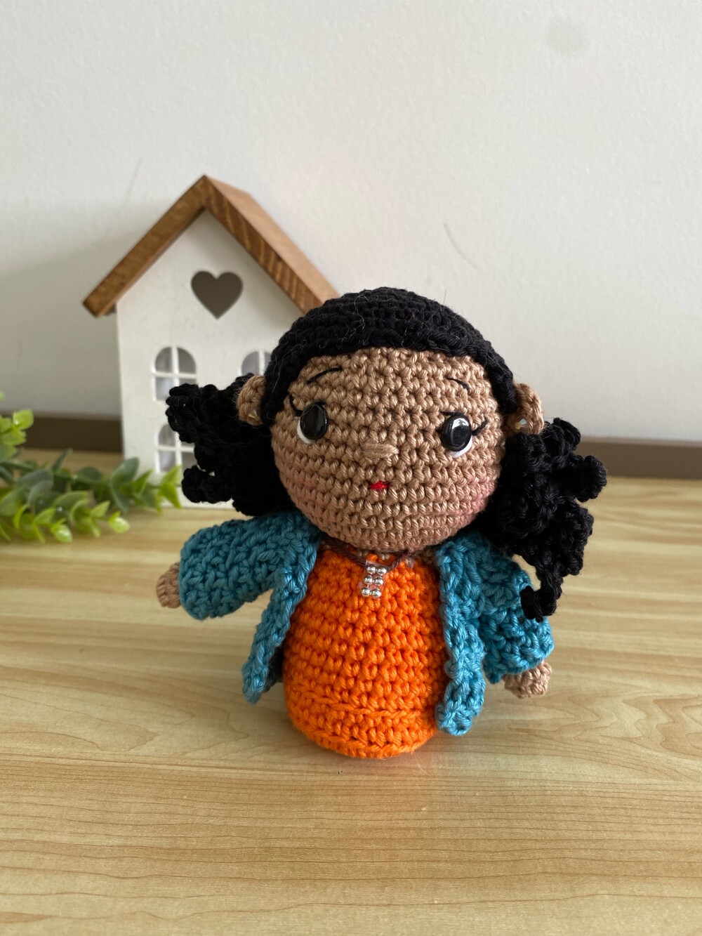 Boneco amigurumi de crochê personalizado