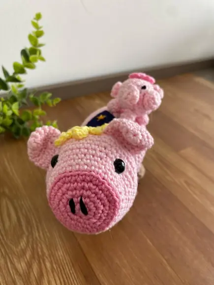 Porco Aranha Amigurumi de Crochê Presente Personalizado