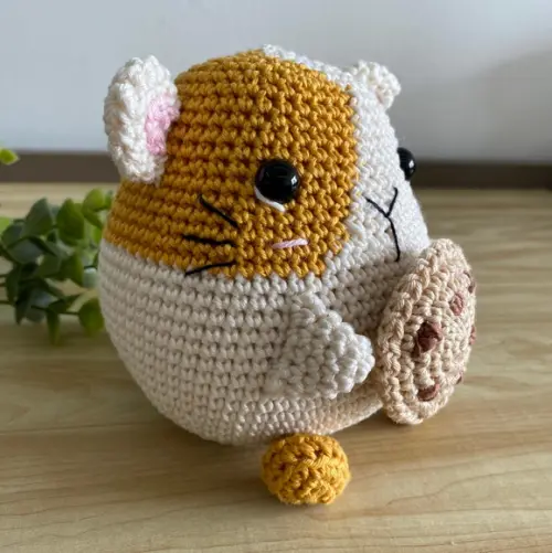 Porquinho da Índia Amigurumi de crochê presente feito à mão p