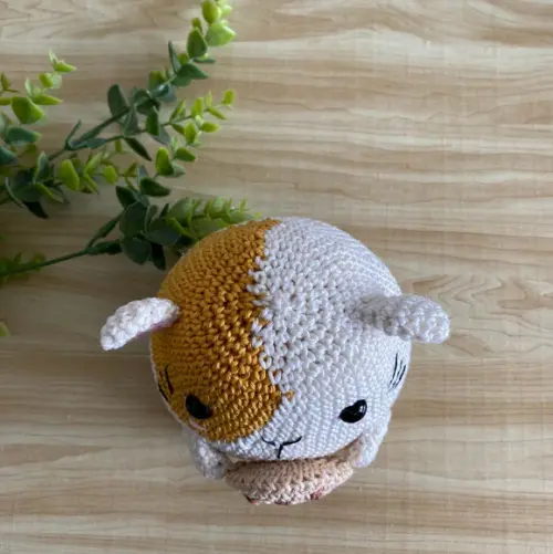 Porquinho da Índia Amigurumi de crochê presente feito à mão p