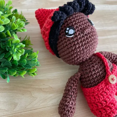 Saci Pererê amigurumi de Crochê presente artesanal folclore