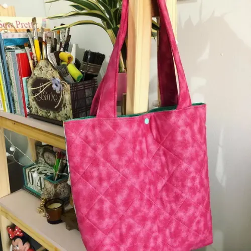Sacola de Tecido Frida presente artesanal