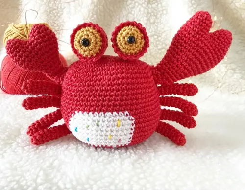 Signo de Câncer Amigurumi de crochê presente artesanal