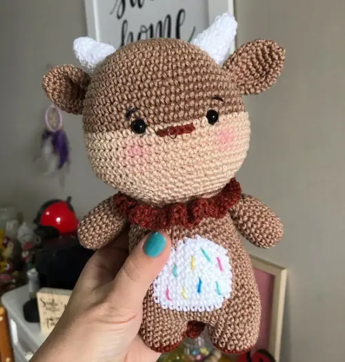 Signo de Touro Amigurumi de crochê presente feito à mão