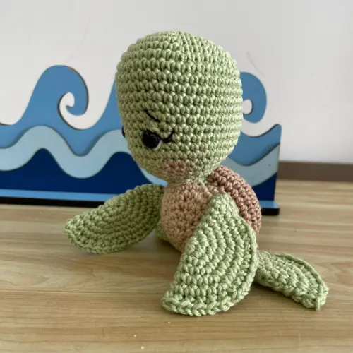 Tartaruga amigurumi de Crochê presente artesanal para crianças
