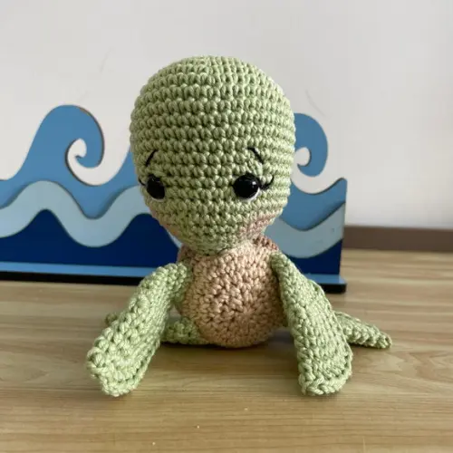 Tartaruga amigurumi de Crochê presente artesanal para crianças