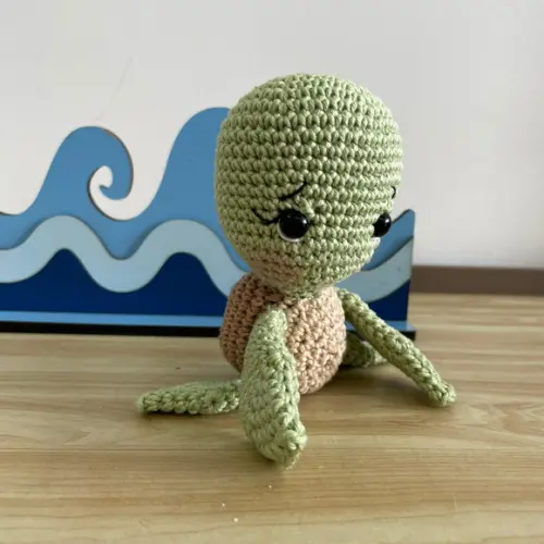 Tartaruga amigurumi de Crochê presente artesanal para crianças