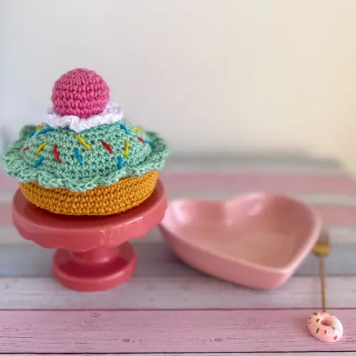 Torta de Crochê presente artesanal para decorar