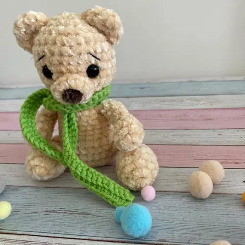 Ursinho amigurumi de Crochê presente artesanal