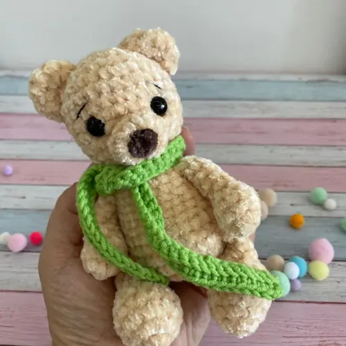 Ursinho amigurumi de Crochê presente artesanal