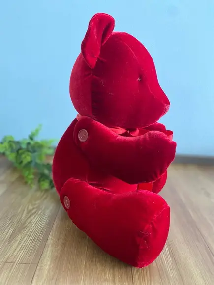 Ursinho de tecido Decoração de Natal Artesanal