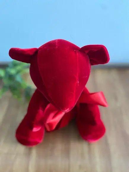 Ursinho de tecido Decoração de Natal Artesanal