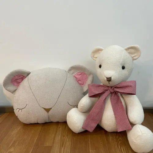 Ursinho de Veludo Decoração quarto do bebê