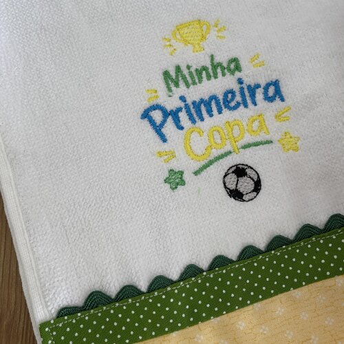 Kit presente para o bebê minha primeira copa do mundo