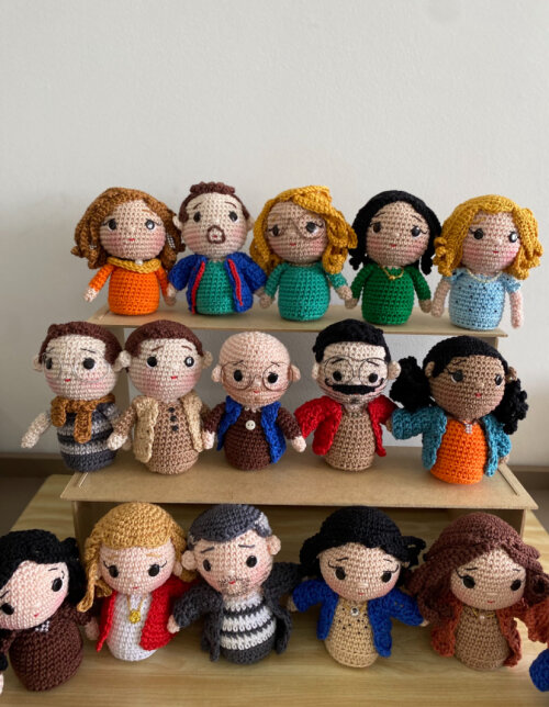 Boneco amigurumi de crochê personalizado