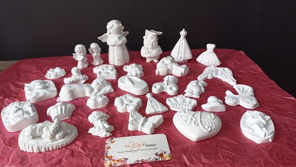 30 Peças para Pintura de Gesso Kids