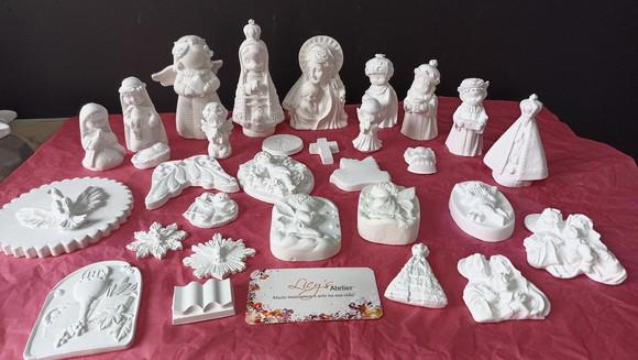 30 Peças para Pintura de Gesso Kids