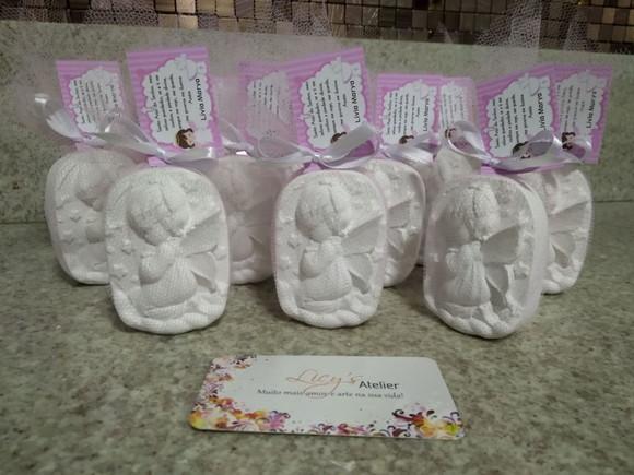 Kit 10 Peças para Lembrancinhas Batizado (menino)