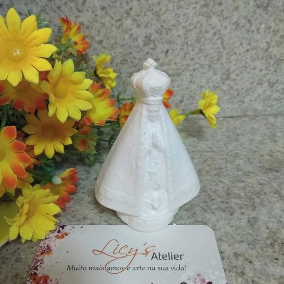 Kit 4 Peças de Gesso Nossa Senhora Aparecida
