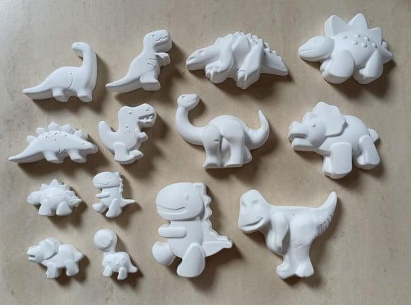 Kit Pintura de Gesso Kids Dinossauro