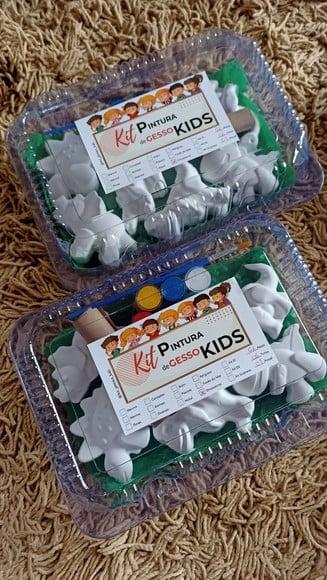 Kit Pintura de Gesso Kids Dinossauro