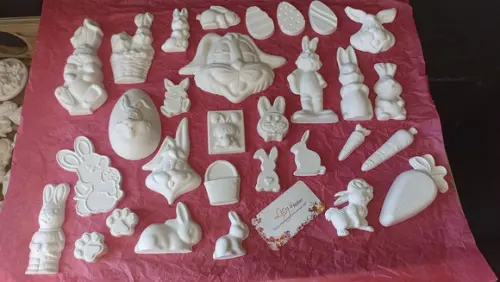 30 Peças para Pintura de Gesso Kids