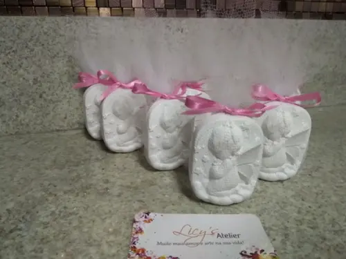 Kit 10 Peças para Lembrancinhas Batizado (menino)