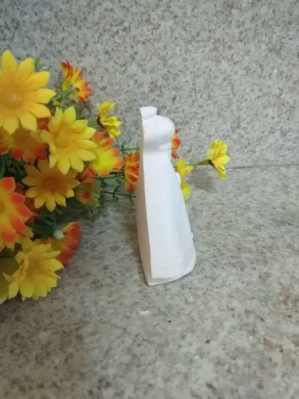 Kit 4 Peças de Gesso Nossa Senhora Aparecida